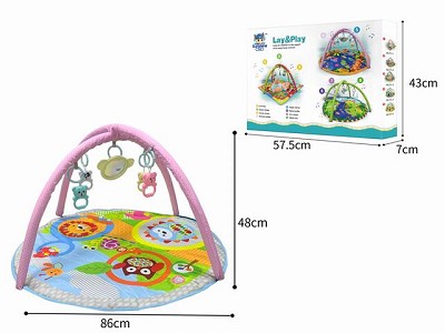 Crawling blanket (environmental protection rattle)