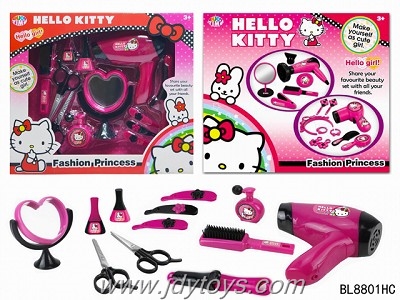 HelloKity electric hair dryer set(2*AAA