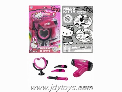 HelloKity electric hair dryer set(2*AAA